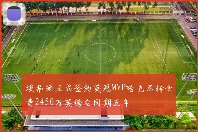 埃弗顿正式签约英冠MVP哈克尼转会费2450万英镑合同期五年